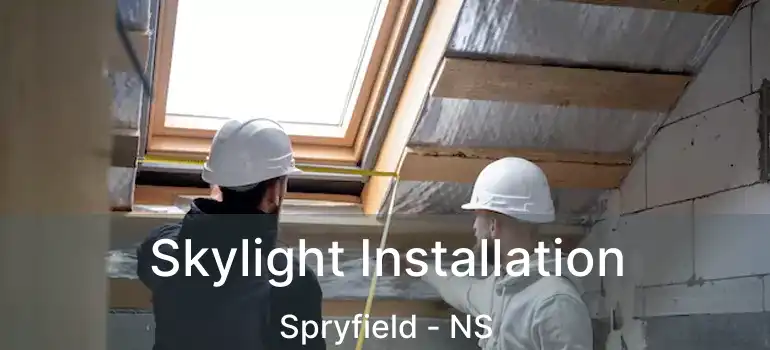  Skylight Installation Spryfield - NS