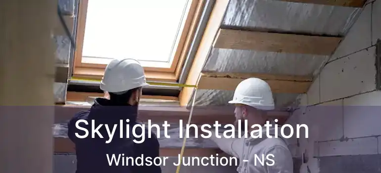  Skylight Installation Windsor Junction - NS