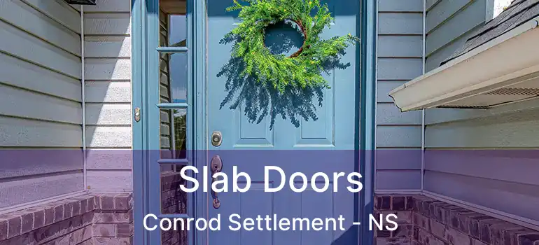  Slab Doors Conrod Settlement - NS