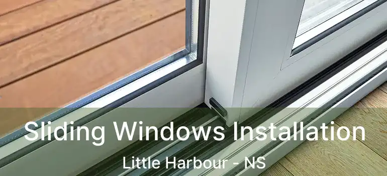  Sliding Windows Installation Little Harbour - NS