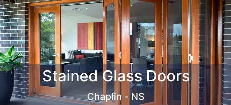  Stained Glass Doors Chaplin - NS