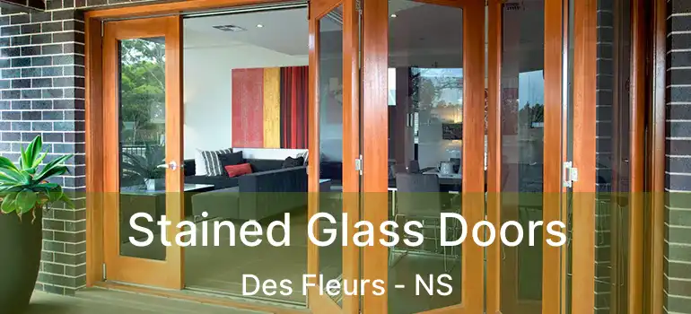  Stained Glass Doors Des Fleurs - NS