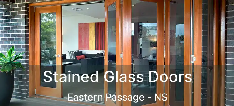  Stained Glass Doors Eastern Passage - NS