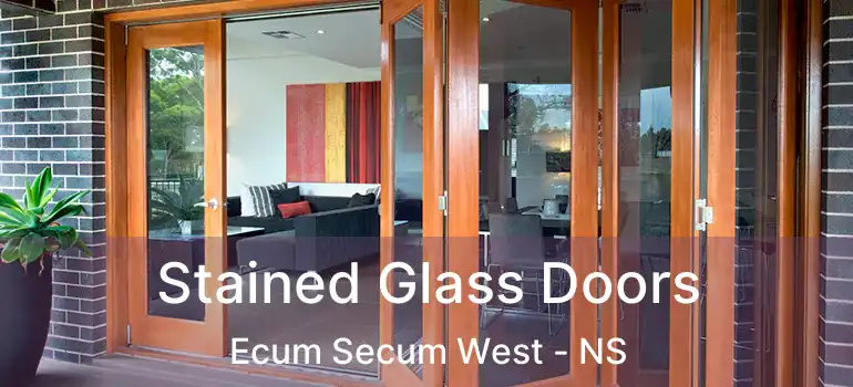  Stained Glass Doors Ecum Secum West - NS