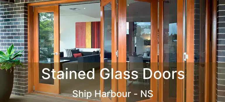  Stained Glass Doors Ship Harbour - NS