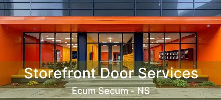  Storefront Door Services Ecum Secum - NS