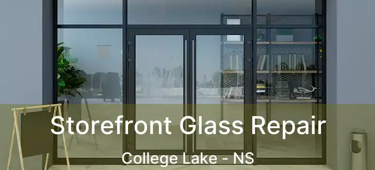  Storefront Glass Repair College Lake - NS