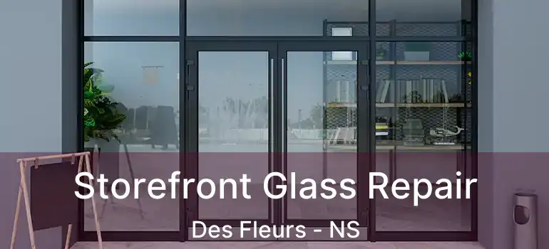  Storefront Glass Repair Des Fleurs - NS