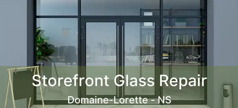  Storefront Glass Repair Domaine-Lorette - NS