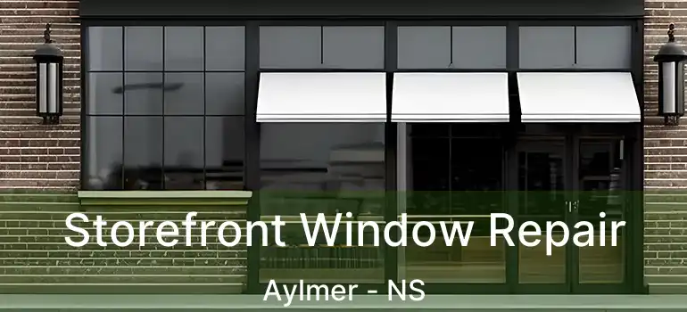  Storefront Window Repair Aylmer - NS