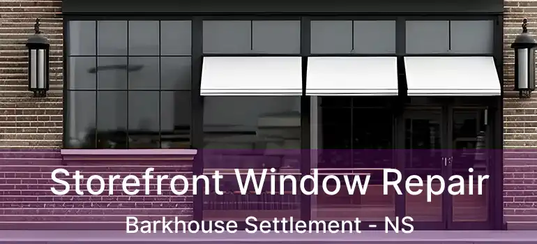  Storefront Window Repair Barkhouse Settlement - NS