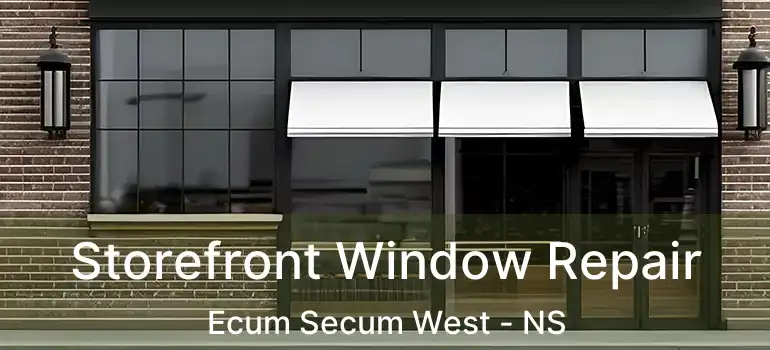  Storefront Window Repair Ecum Secum West - NS