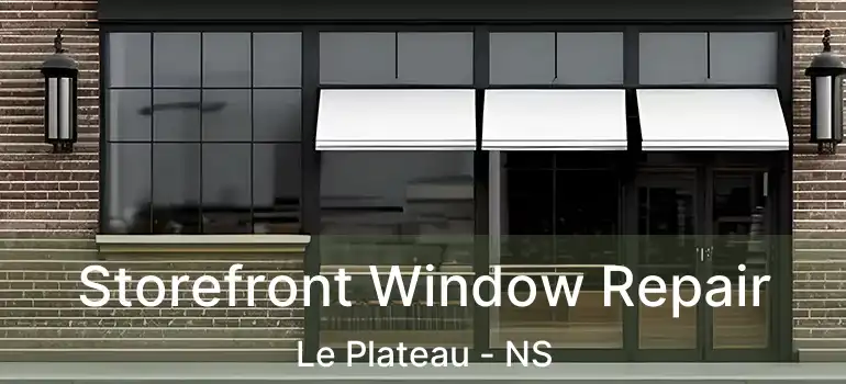  Storefront Window Repair Le Plateau - NS