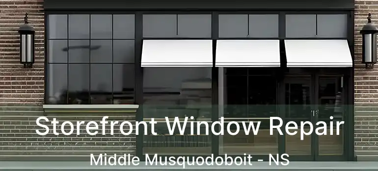  Storefront Window Repair Middle Musquodoboit - NS