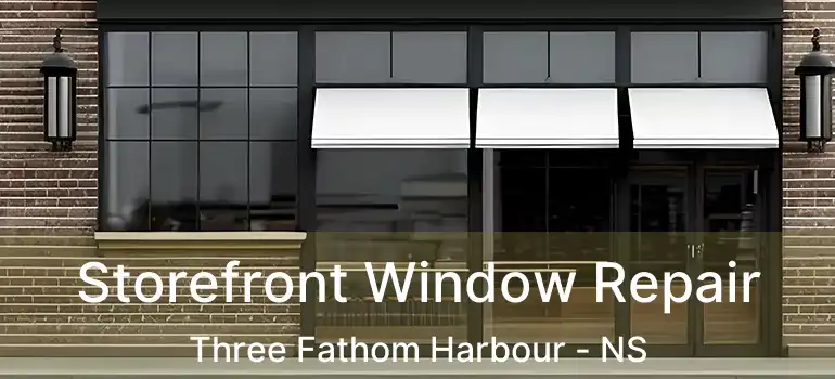  Storefront Window Repair Three Fathom Harbour - NS