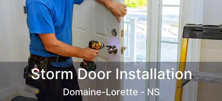  Storm Door Installation Domaine-Lorette - NS