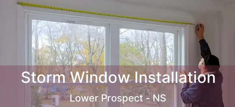  Storm Window Installation Lower Prospect - NS