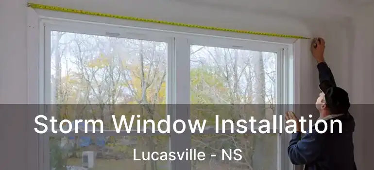  Storm Window Installation Lucasville - NS