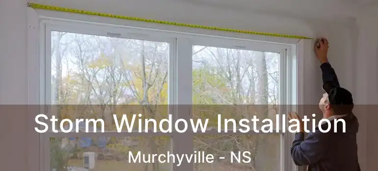  Storm Window Installation Murchyville - NS