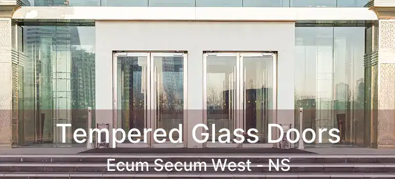  Tempered Glass Doors Ecum Secum West - NS