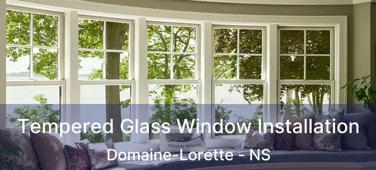  Tempered Glass Window Installation Domaine-Lorette - NS