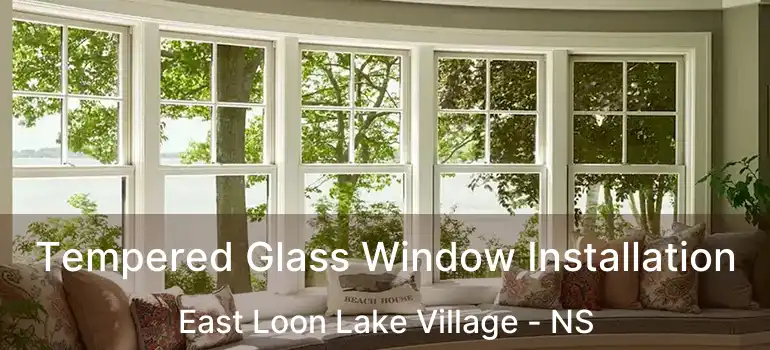  Tempered Glass Window Installation East Loon Lake Village - NS