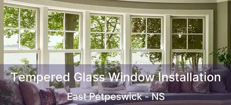  Tempered Glass Window Installation East Petpeswick - NS