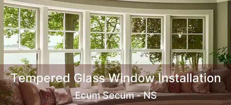  Tempered Glass Window Installation Ecum Secum - NS