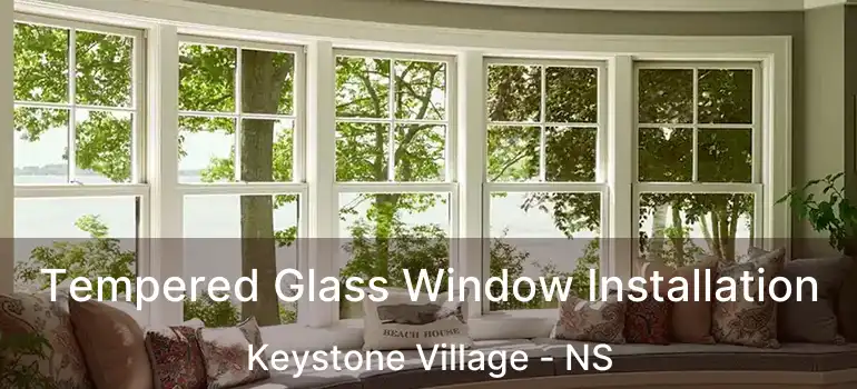  Tempered Glass Window Installation Keystone Village - NS