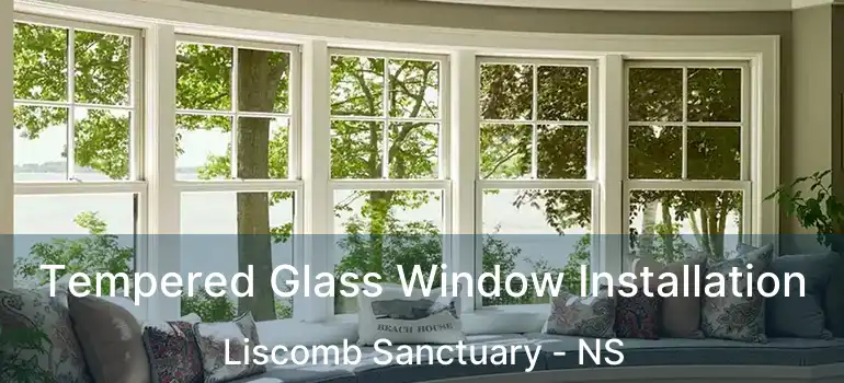  Tempered Glass Window Installation Liscomb Sanctuary - NS