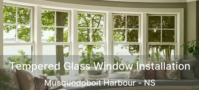  Tempered Glass Window Installation Musquodoboit Harbour - NS