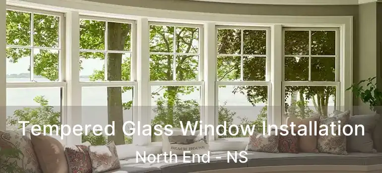  Tempered Glass Window Installation North End - NS