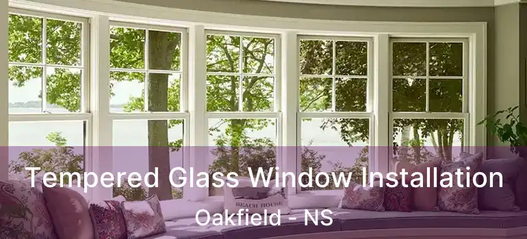  Tempered Glass Window Installation Oakfield - NS