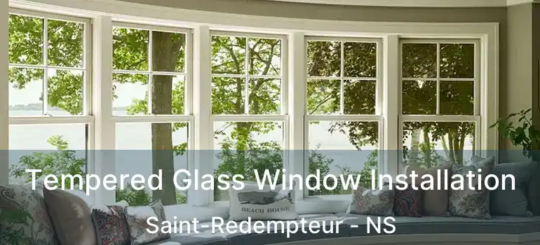  Tempered Glass Window Installation Saint-Redempteur - NS