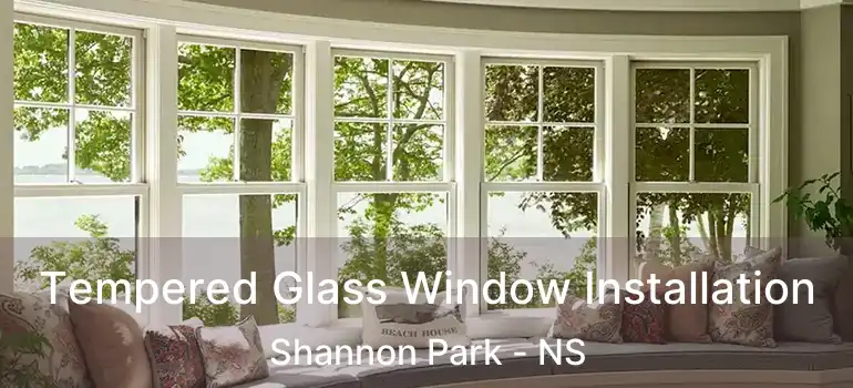  Tempered Glass Window Installation Shannon Park - NS