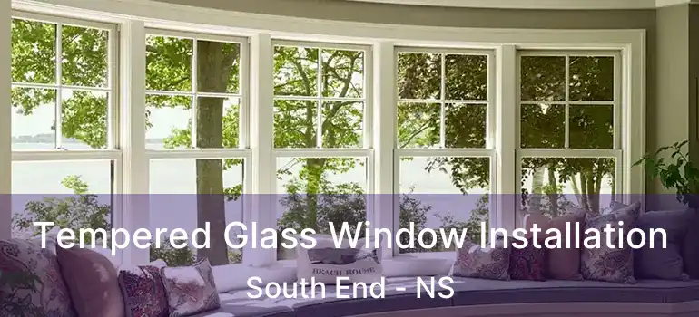  Tempered Glass Window Installation South End - NS