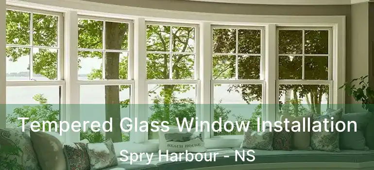  Tempered Glass Window Installation Spry Harbour - NS