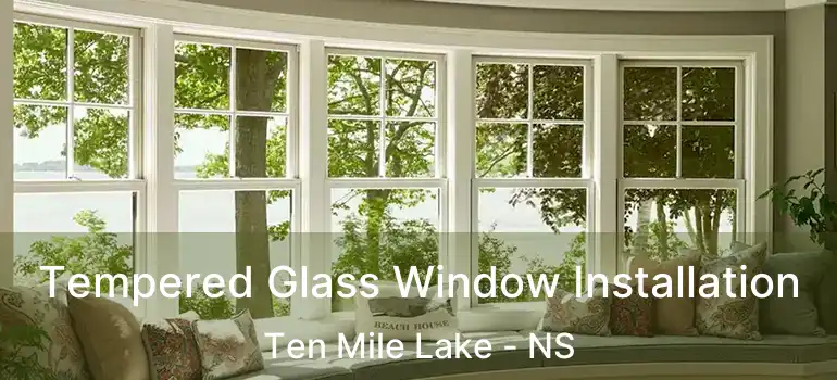  Tempered Glass Window Installation Ten Mile Lake - NS