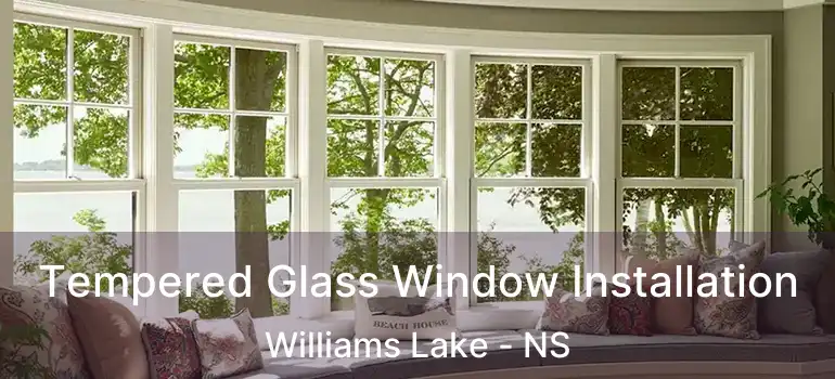  Tempered Glass Window Installation Williams Lake - NS