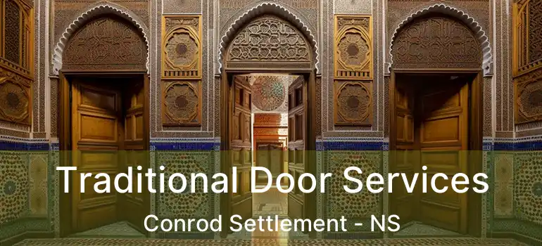  Traditional Door Services Conrod Settlement - NS