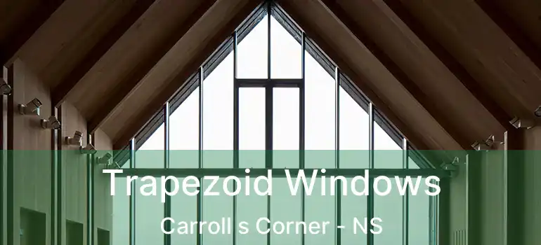  Trapezoid Windows Carroll s Corner - NS