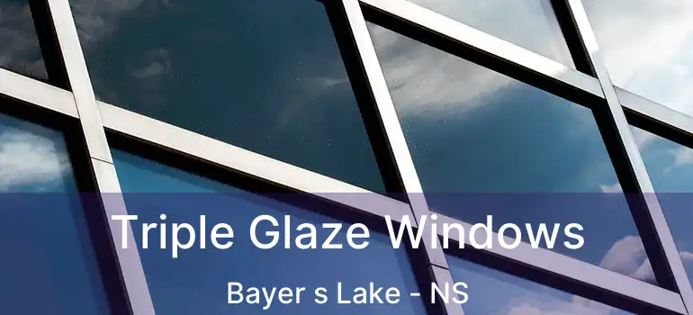  Triple Glaze Windows Bayer s Lake - NS