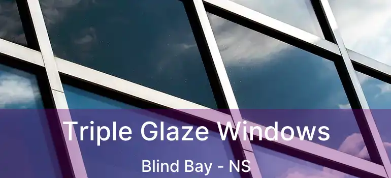  Triple Glaze Windows Blind Bay - NS