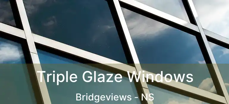  Triple Glaze Windows Bridgeviews - NS