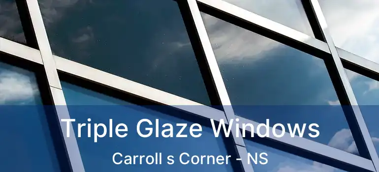  Triple Glaze Windows Carroll s Corner - NS