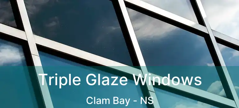  Triple Glaze Windows Clam Bay - NS