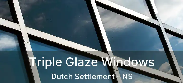  Triple Glaze Windows Dutch Settlement - NS