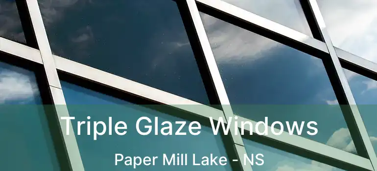  Triple Glaze Windows Paper Mill Lake - NS