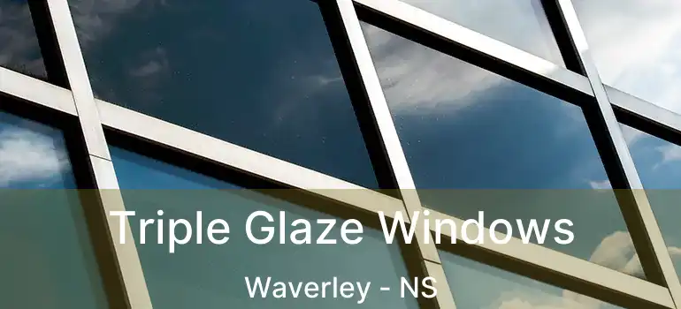  Triple Glaze Windows Waverley - NS