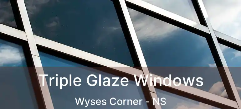  Triple Glaze Windows Wyses Corner - NS